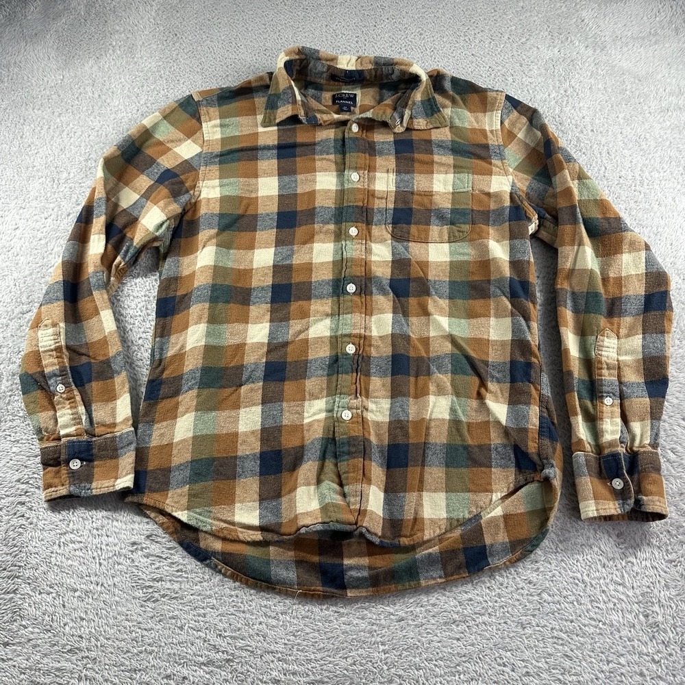 J. Crew Multicolor Plaid Casual Button Down Shirt